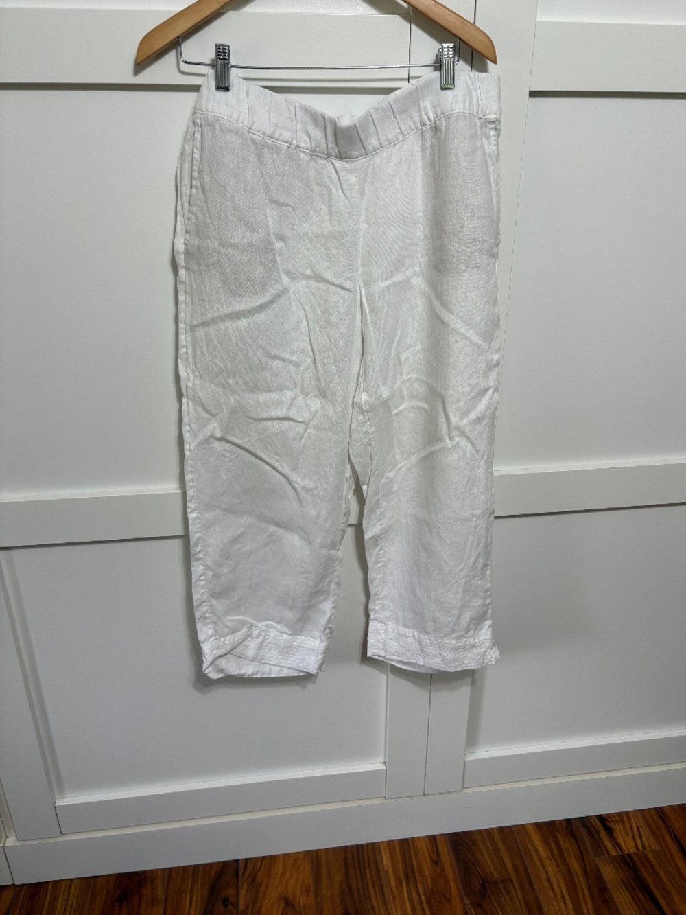 J. Jill Linen Wide-leg Cropped Pants
